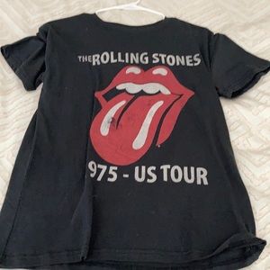 short sleeve rolling stones top